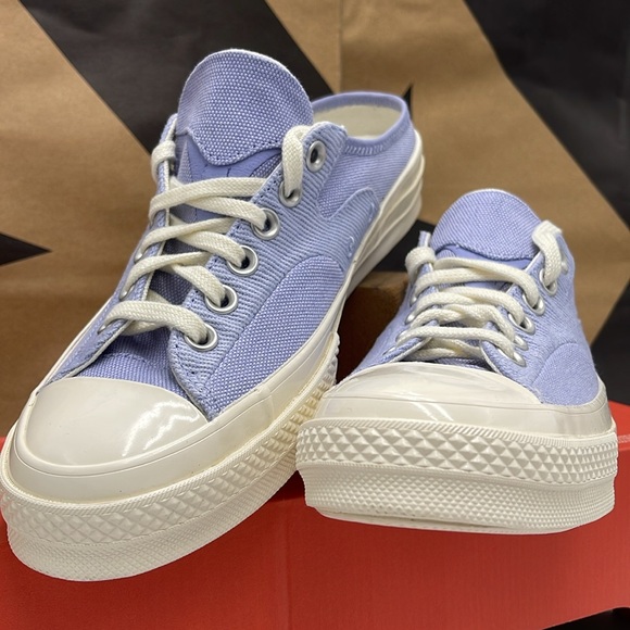 Converse WMNS Chuck 70 Mule 'Serene Sapphire' A00539C Lavender Sneakers - Picture 5 of 16
